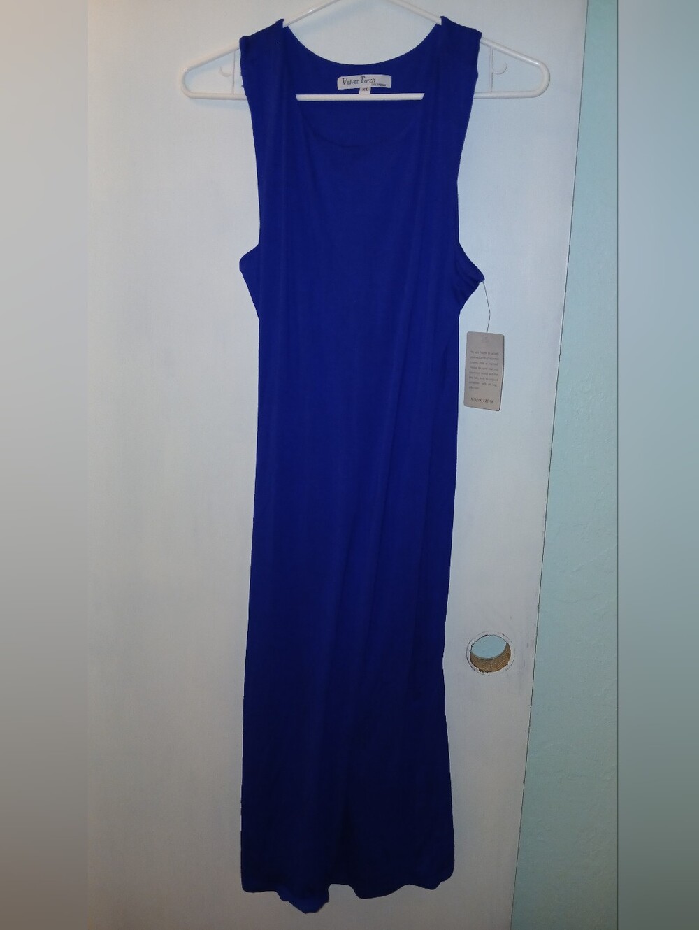 Cobalt Blue Bodycon Midi Dress